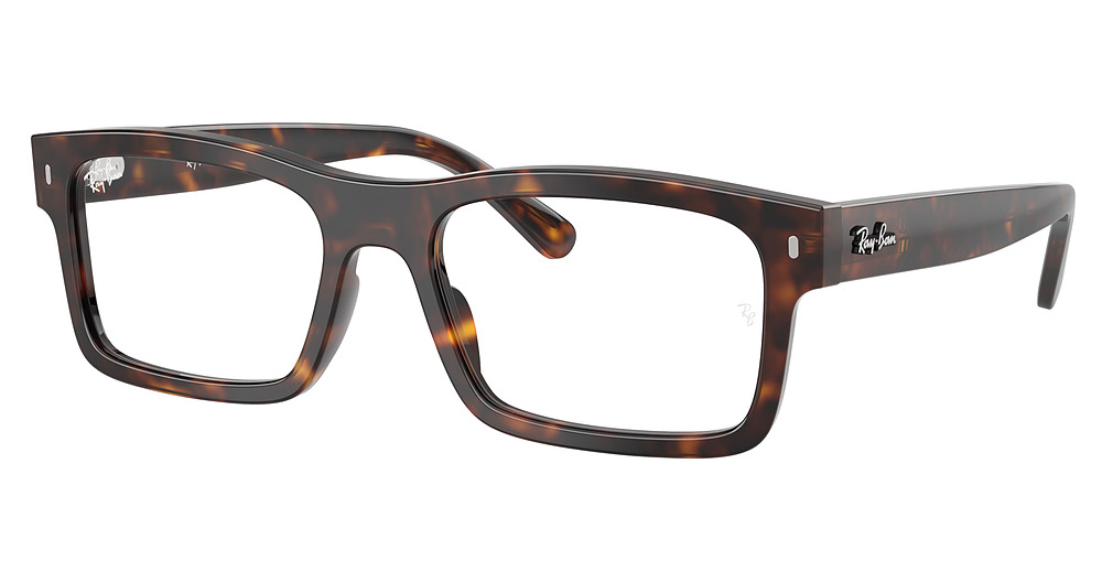 Ray-Ban RX5435F rectangle eyeglasses in Havana
