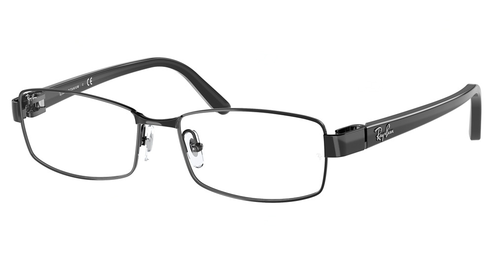 Ray-Ban RX8726D rectangle eyeglasses in Black