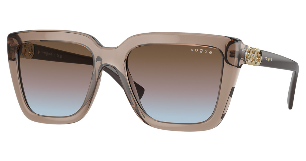 TRANSPARENT BROWN / AZURE GRAD PINK GRAD BROWN