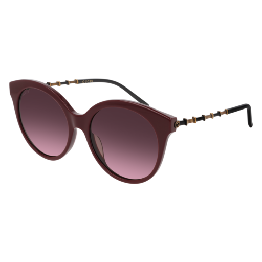 Gucci GG0653S round sunglasses in Burgundy