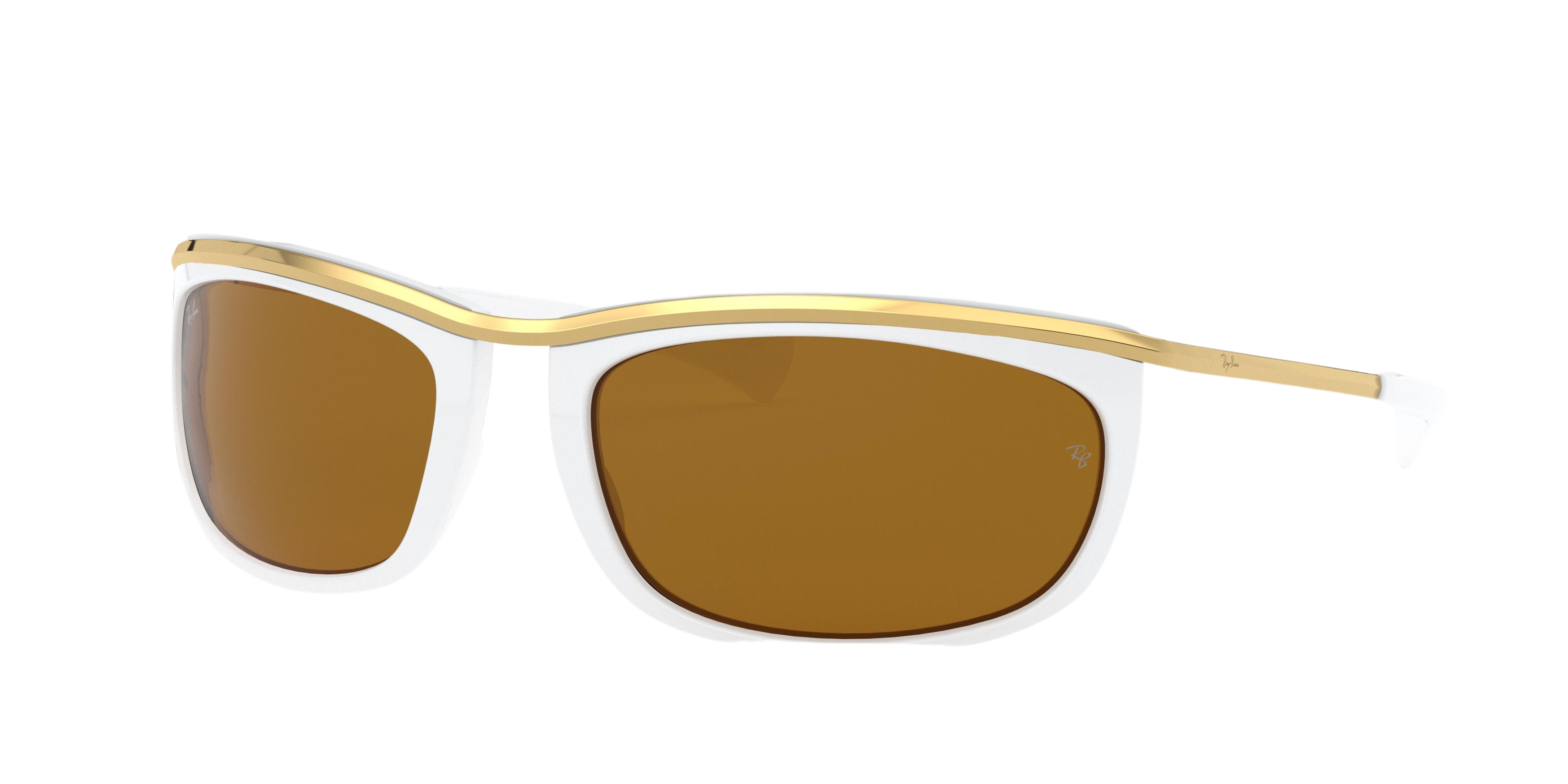 Ray-Ban RB2319 round sunglasses in White