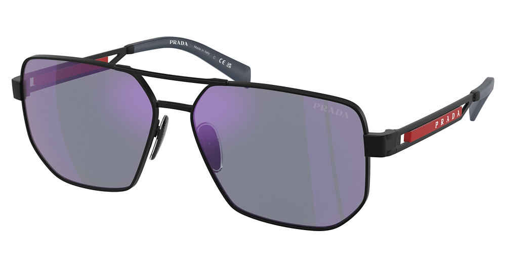 MATTE BLACK / DARK BLUE MIRROR VIOLET