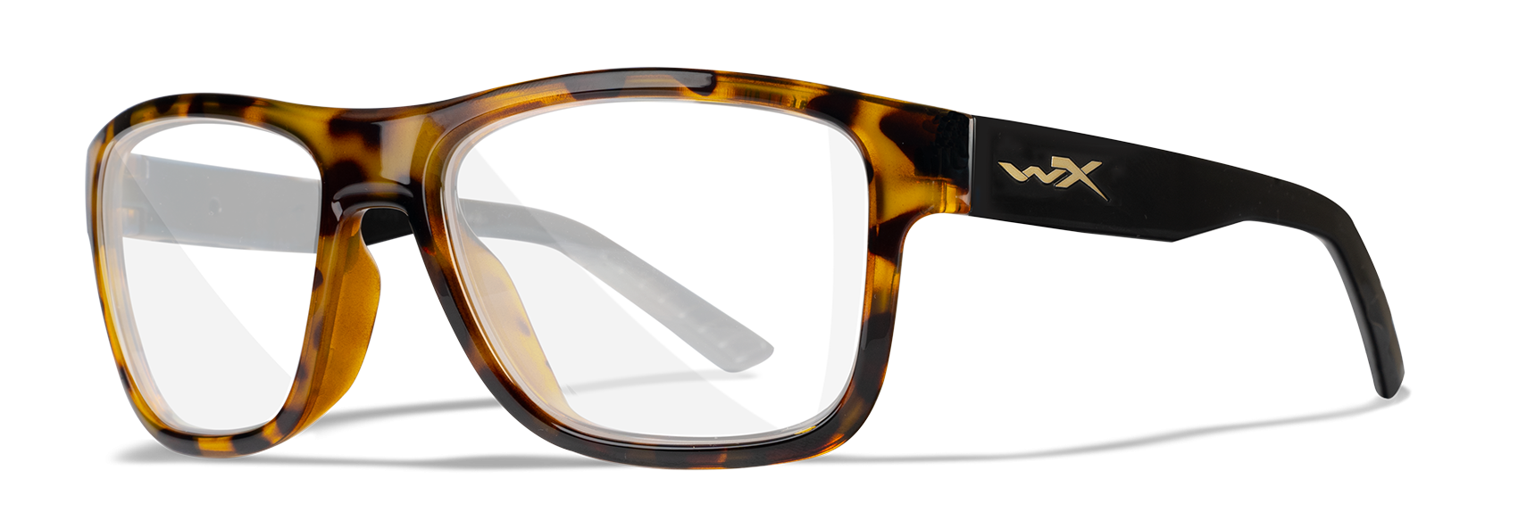 GLOSS RICH TORTOISE WITH BLACK TEMPLES / Clear