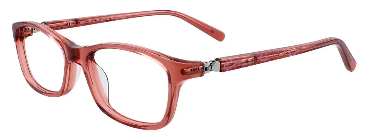 Pinkish Brown Crystal & Pink