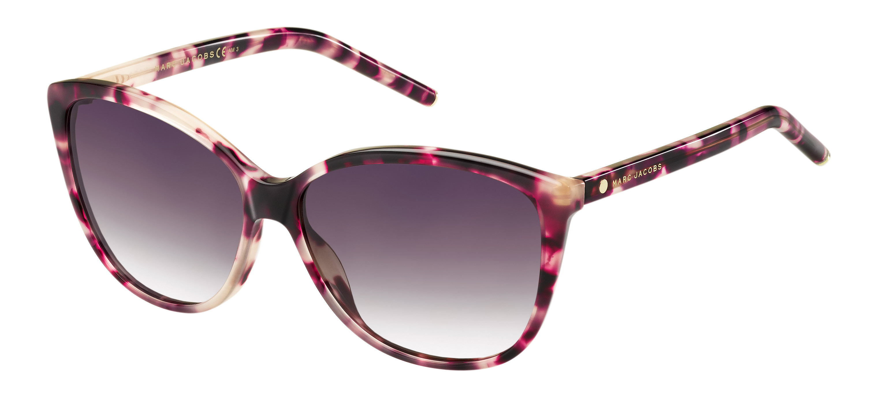 Marc Jacobs Marc 69/S cateye sunglasses in Pink Havana (J8 Mauve Gradient)