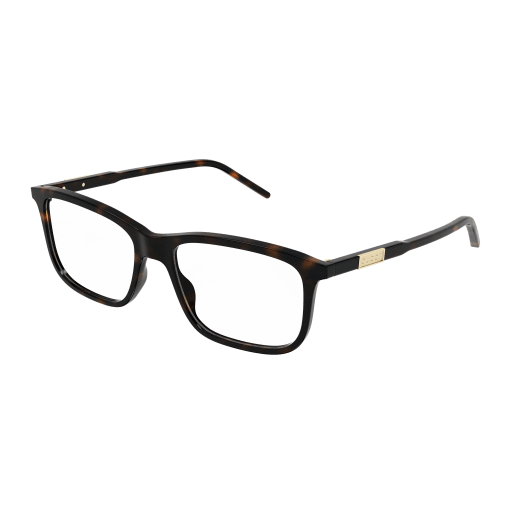 Gucci GG11590 rectangle eyeglasses in Havana