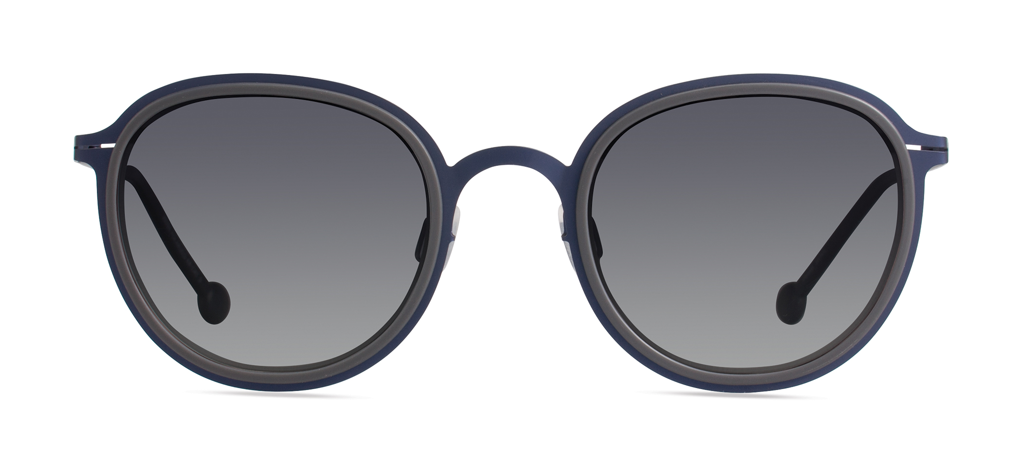 Modo VETRA round sunglasses in Grey/Navy