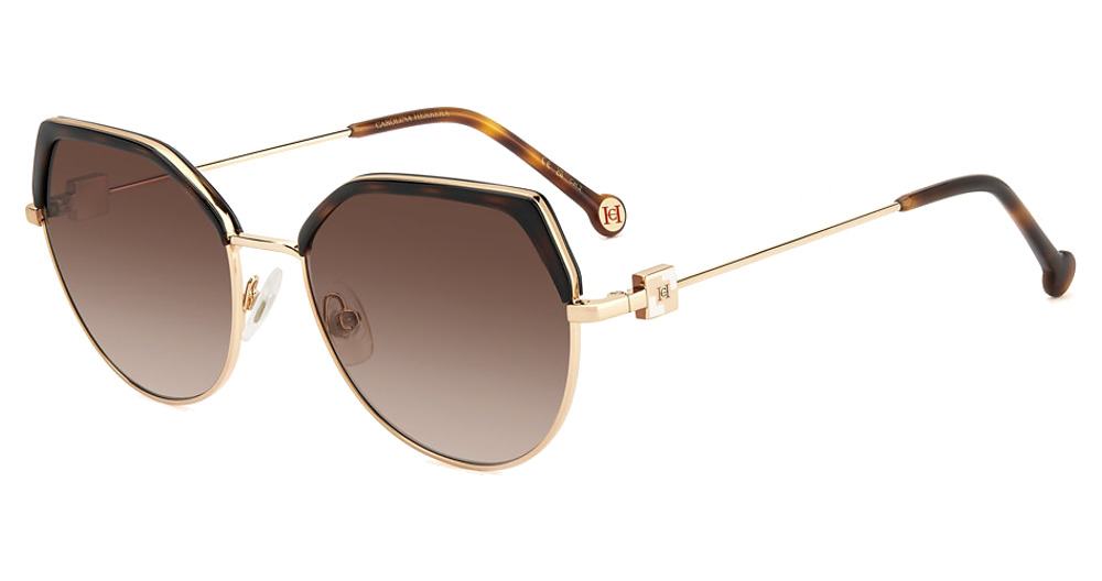 Carolina Herrera HER 0238/S sunglasses in Bwhvngold/Brown Shaded