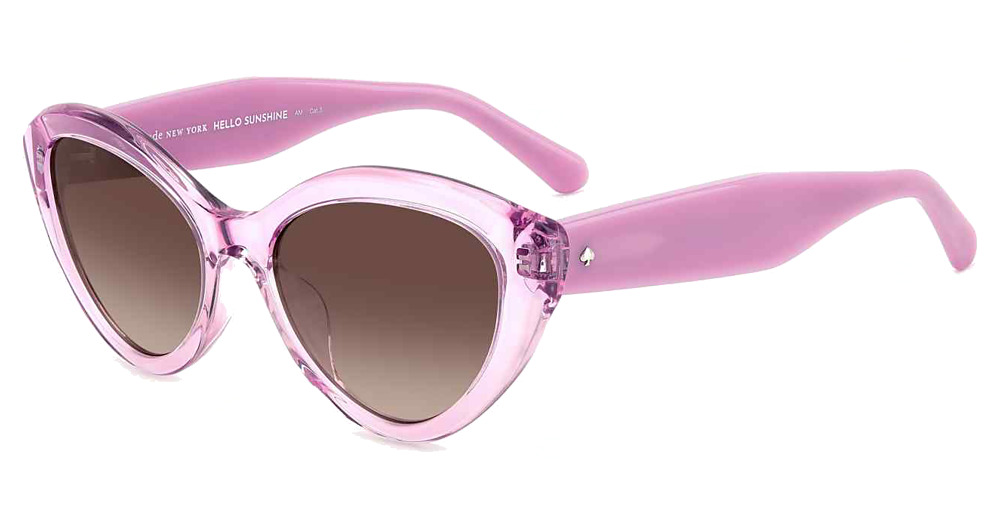 Kate Spade JUNI/G/S cateye sunglasses in Violet/Brown Shaded