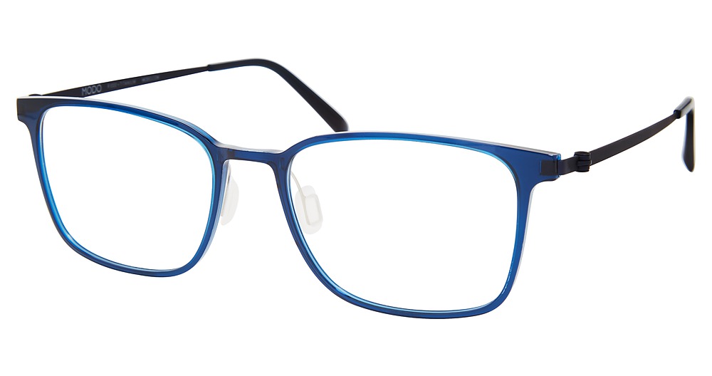 Modo 7023A round eyeglasses in Petrol Blue