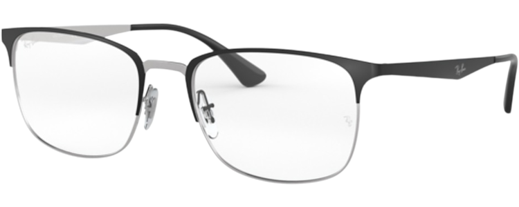 MATTE BLACK ON SILVER