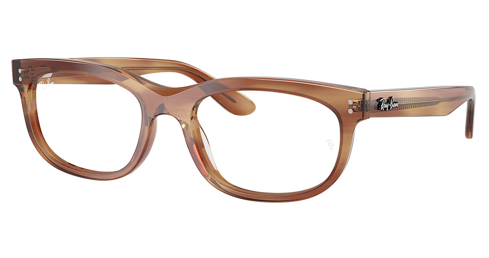 Ray-Ban RX5489 BALORETTE eyeglasses in Striped Brown