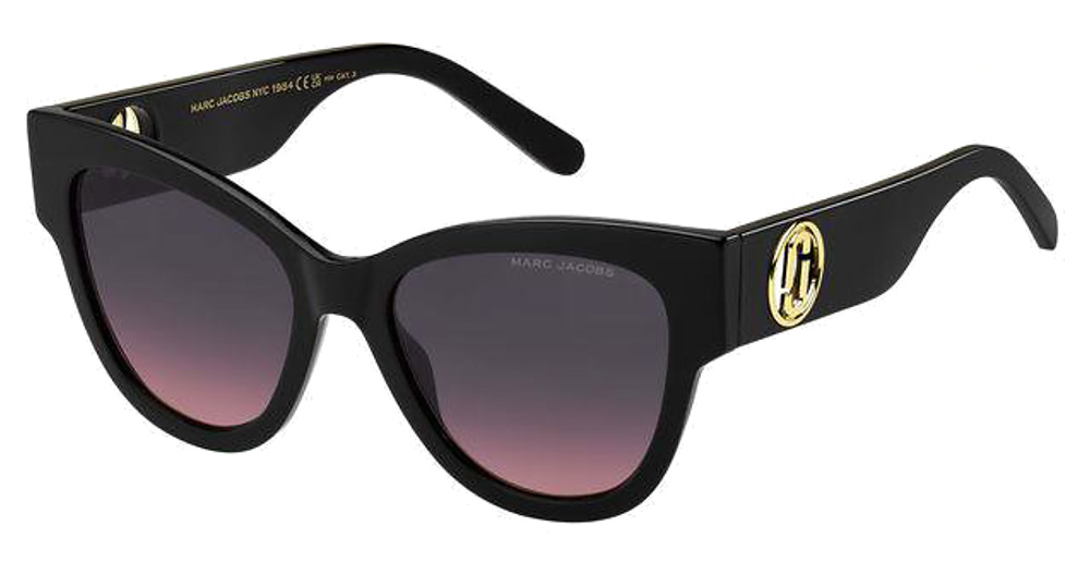 Marc Jacobs MARC 697/S cateye sunglasses in Black/Grey Fuchsia
