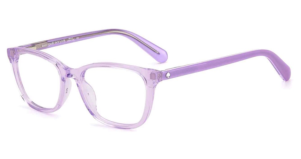 Kate Spade PIA rectangle eyeglasses in Lilac