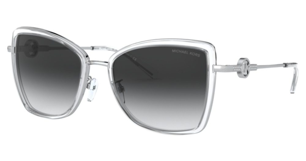 SILVER/CLEAR / Dark Grey Gradient