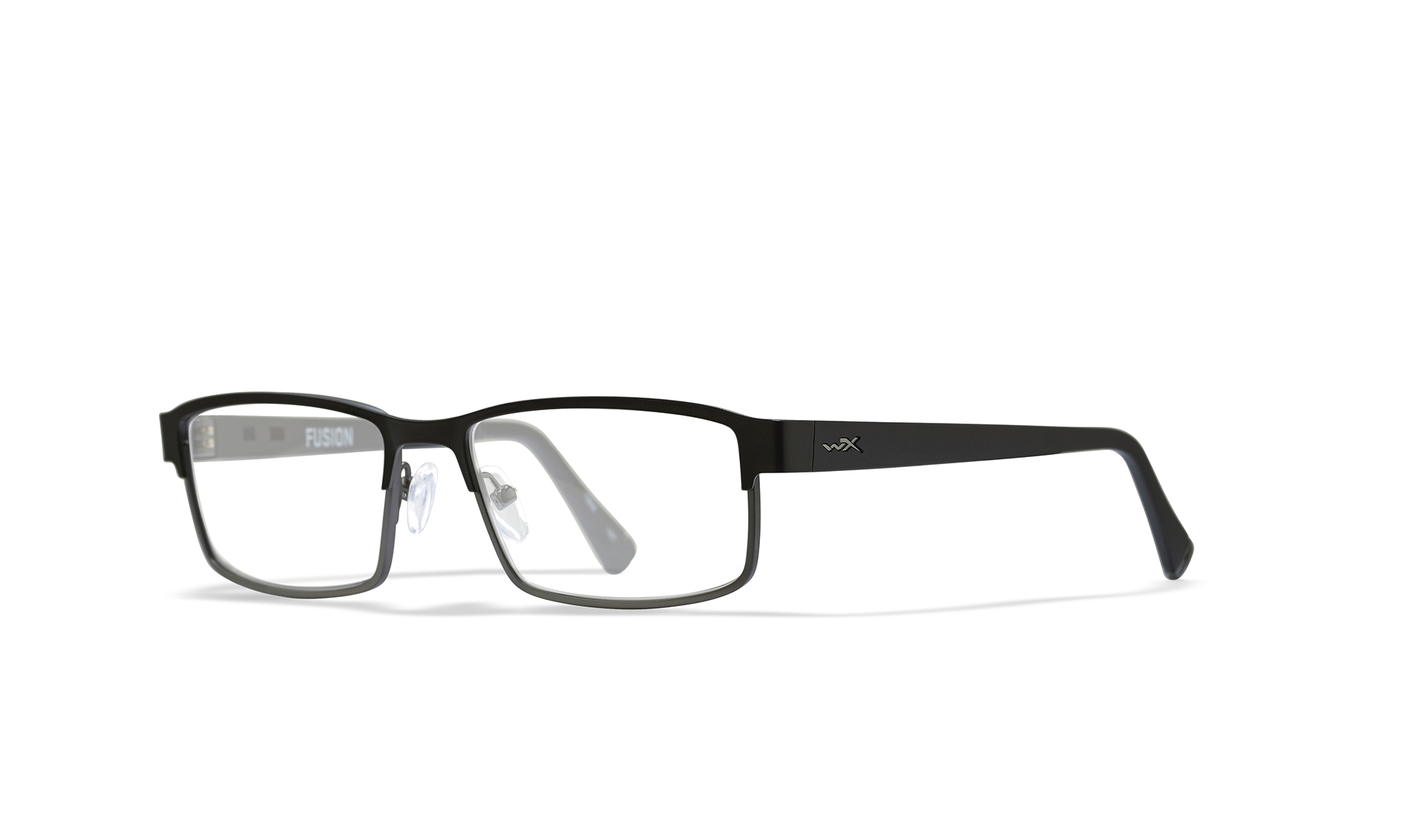 Matte Black with Gunmetal Temples