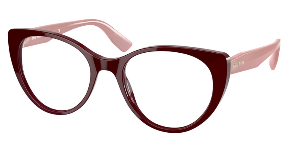 Miu Miu MU 06TV cateye eyeglasses in Bordeaux