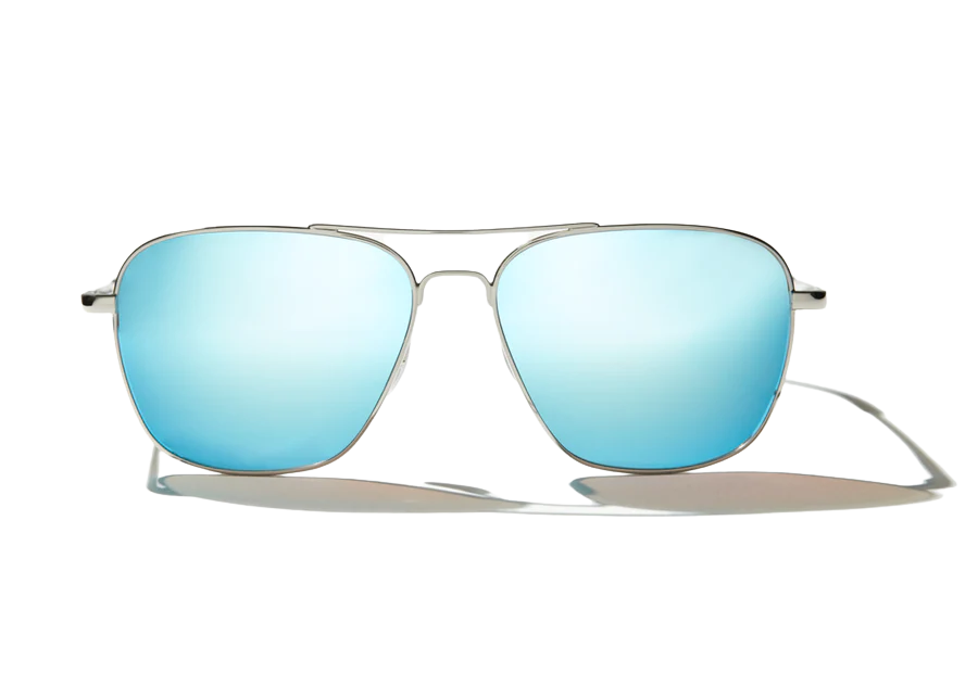 Silver Gloss/ Blue Mirror
