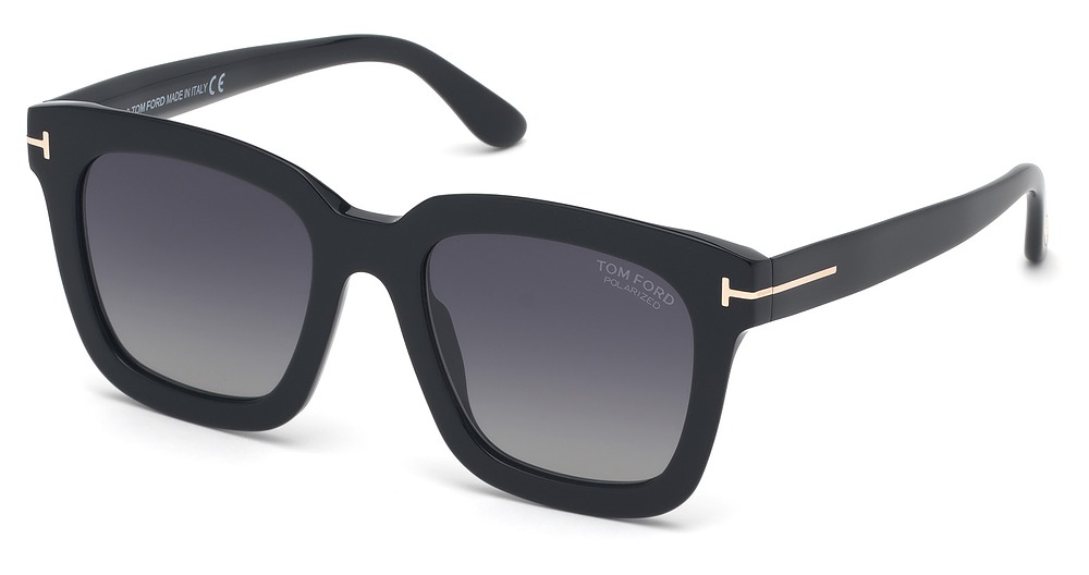 shiny black / smoke polarized