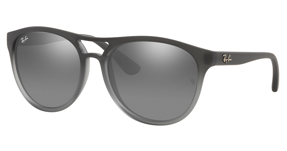 Ray-Ban RB4170 BRAD sunglasses in Rubber Grey on Clear Gre