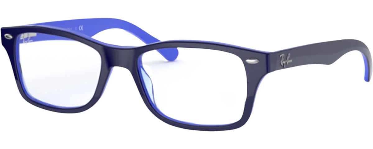 BLUE ON TRANSPARENT LIGH