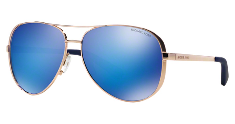 ROSE GOLD / BLUE MIRROR