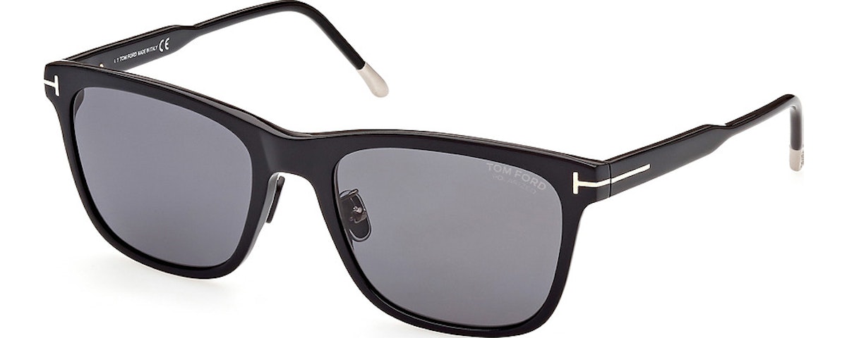 shiny black / smoke polarized