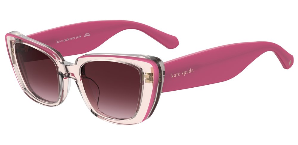 Kate Spade FABIA/S rectangle sunglasses in Pink/Pink Doubleshade