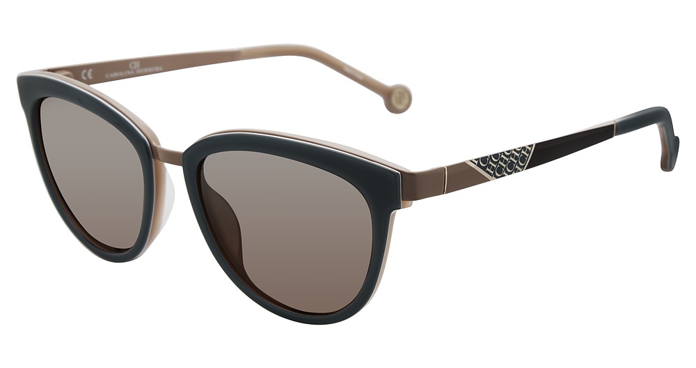 Carolina Herrera SHE748 cateye sunglasses in Teal 9 Ncx