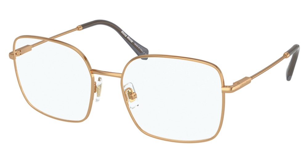 Miu Miu MU 51TV round eyeglasses in Antique Gold
