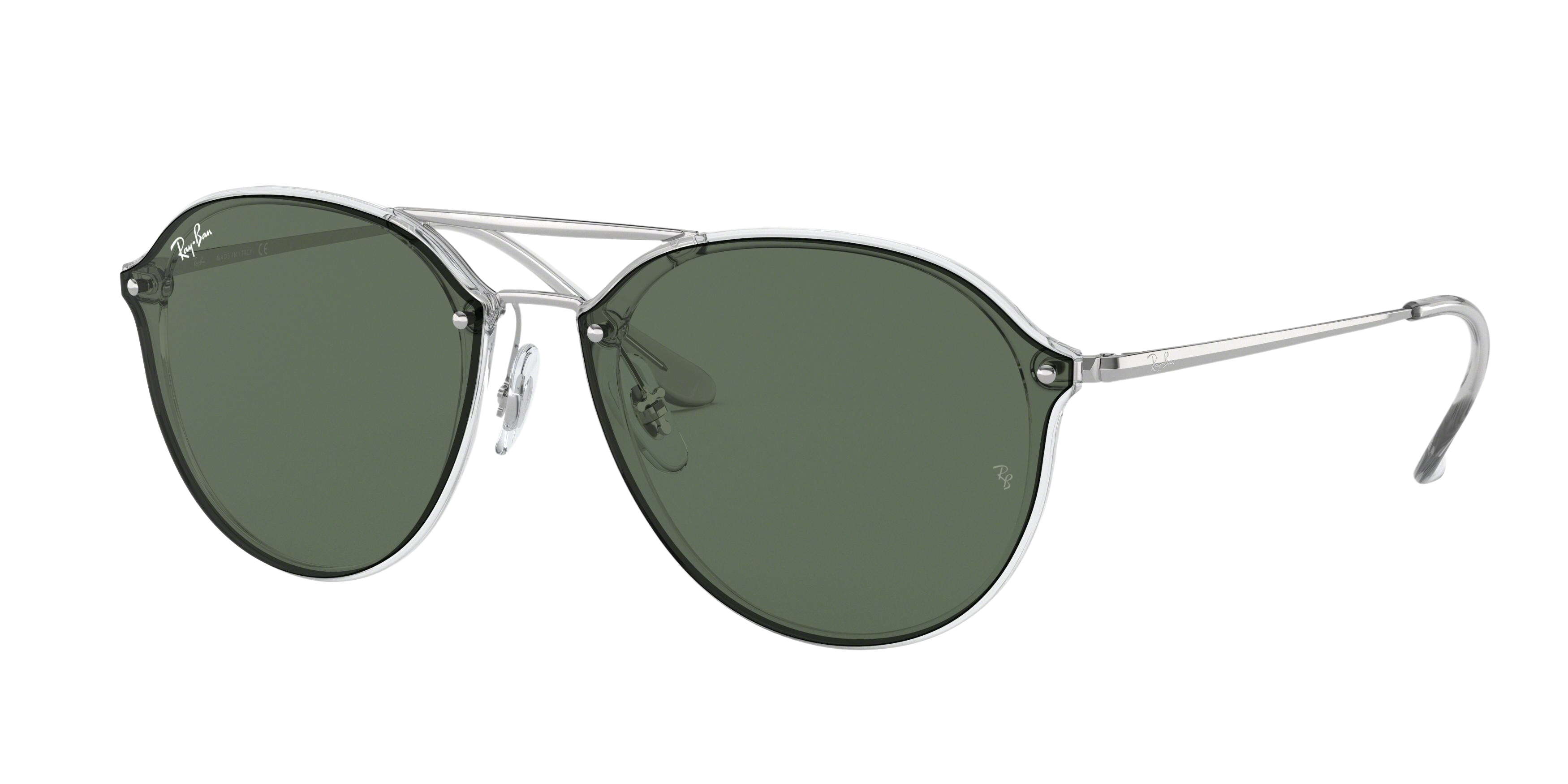 Ray-Ban RB4292N round sunglasses in Transparent