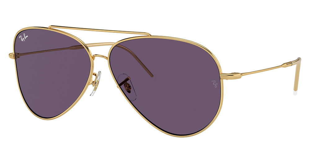 Ray-Ban RBR0101S AVIATOR REVERSE aviator sunglasses in Arista/Violet