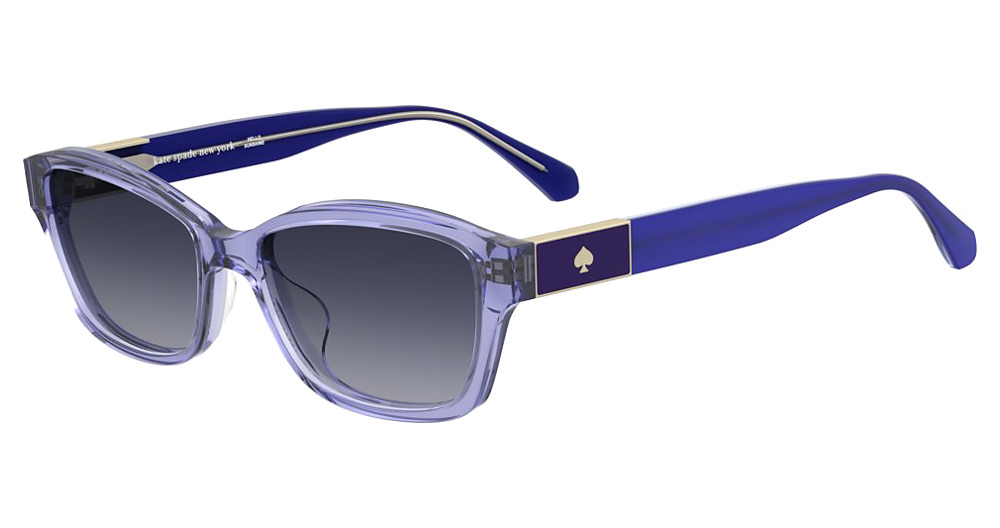 Kate Spade KS AYLA 2/S rectangle sunglasses in Blue/Dark Grey Shaded