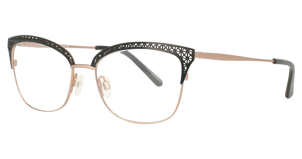 Satin Black & Rose Gold