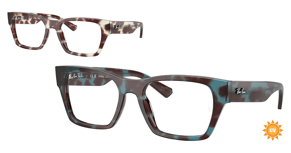 Ray-Ban RX5448 cateye eyeglasses in Photo Havana Blue
