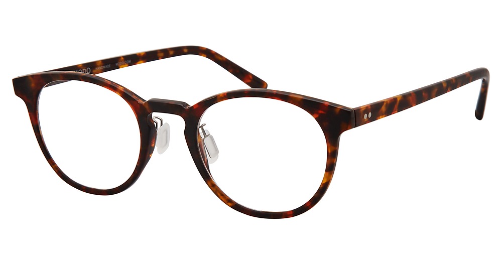 Modo 6603 round eyeglasses in Matte Dark Tort