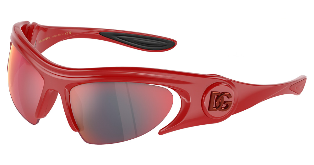 RED / DARK GREY MIRROR BLUE/RED
