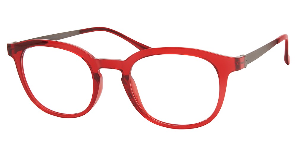 Modo 7050 round eyeglasses in Red