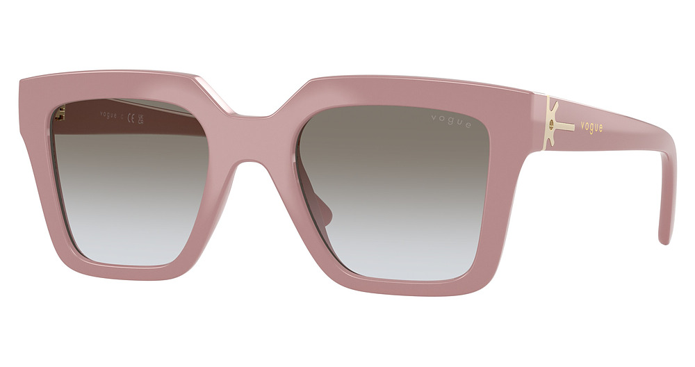 FULL ANTIQUE PINK / LIGHT BROWN GRAD DARK GREY