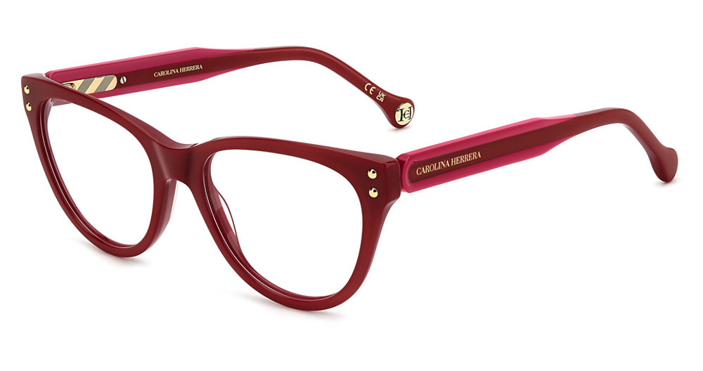 Carolina Herrera HER 0256 cateye eyeglasses in Red