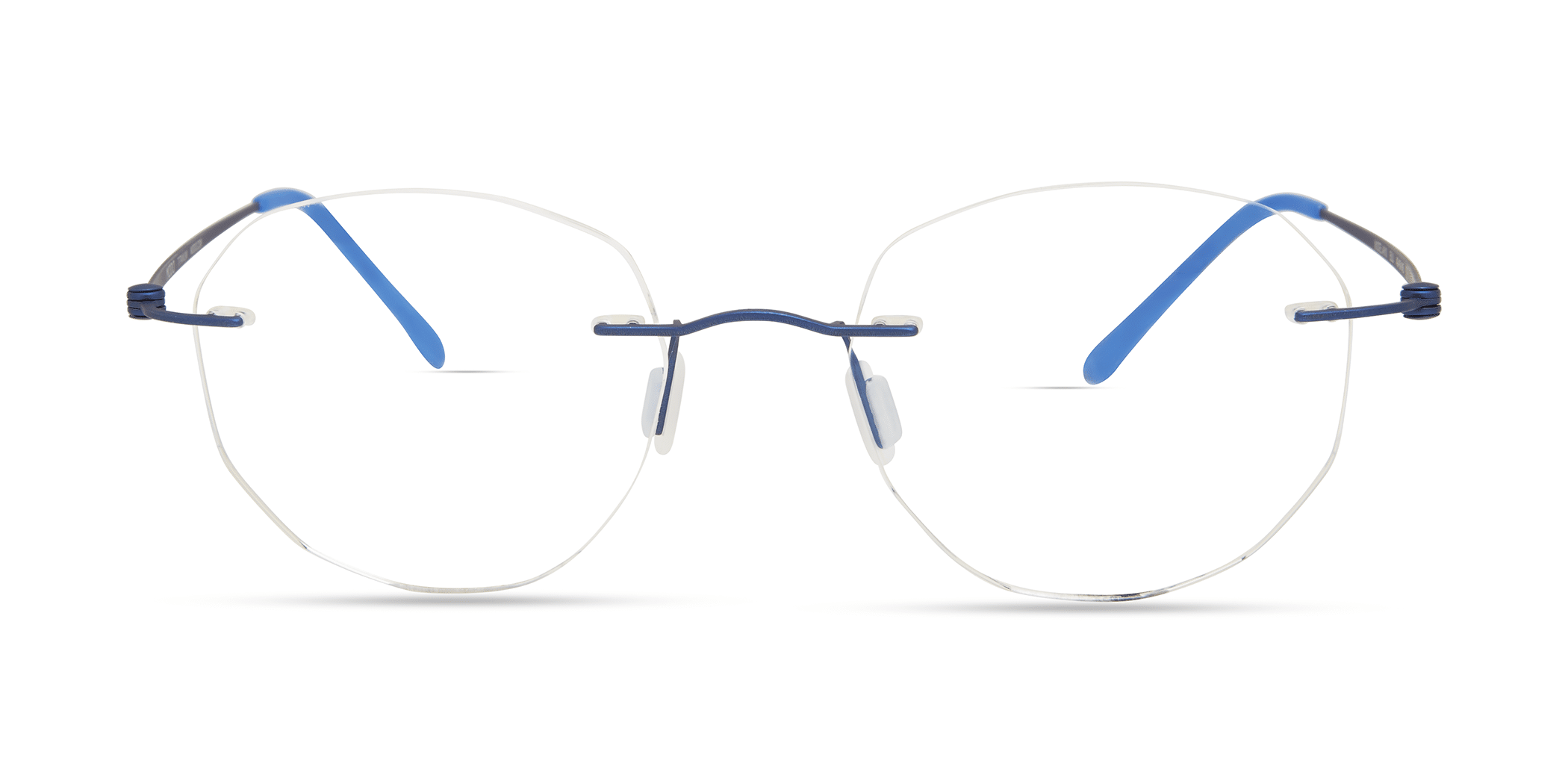Modo 4610 round eyeglasses in Matte Blue