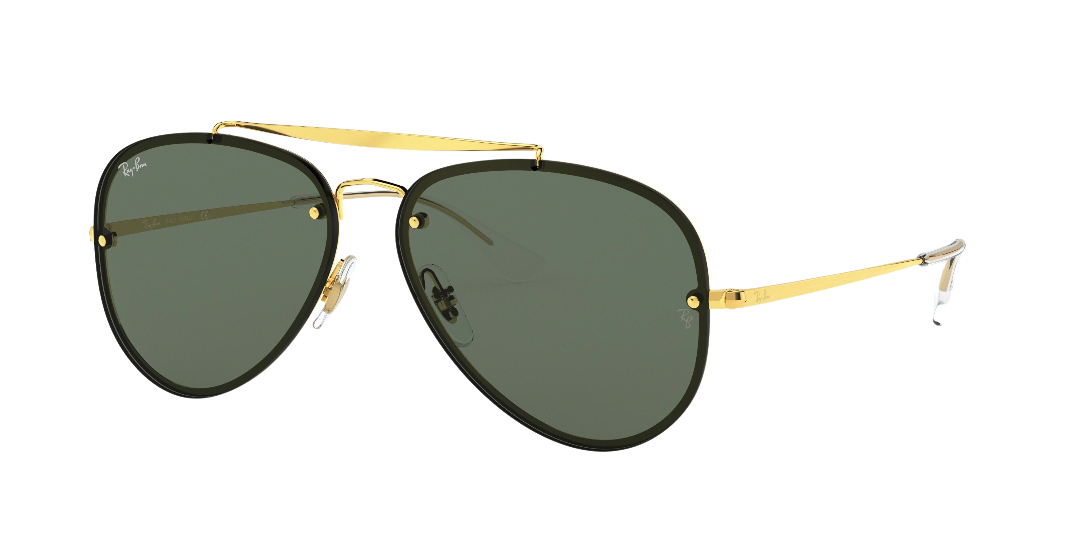 Ray-Ban RB3584N round sunglasses in Gold