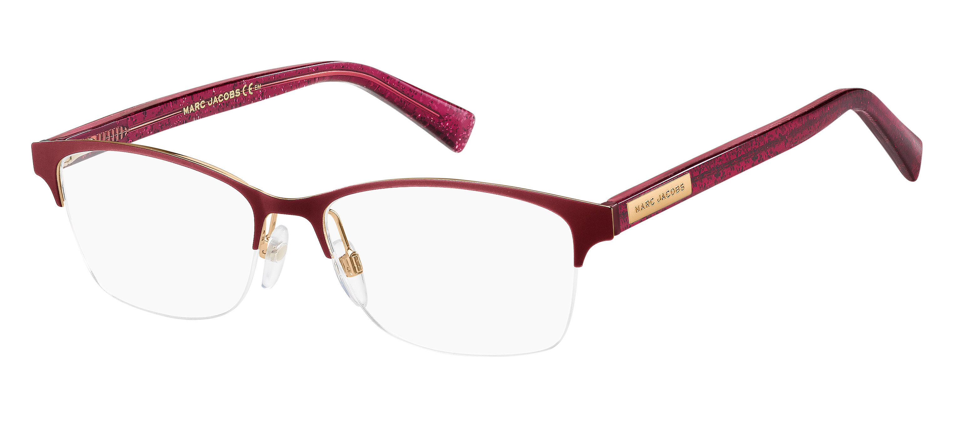 Marc Jacobs Marc 426 rectangle eyeglasses in Opal Burgundy