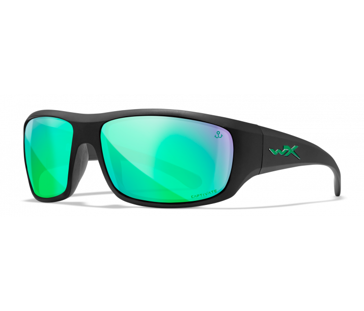 Black Captivate Polarized Green Mirror