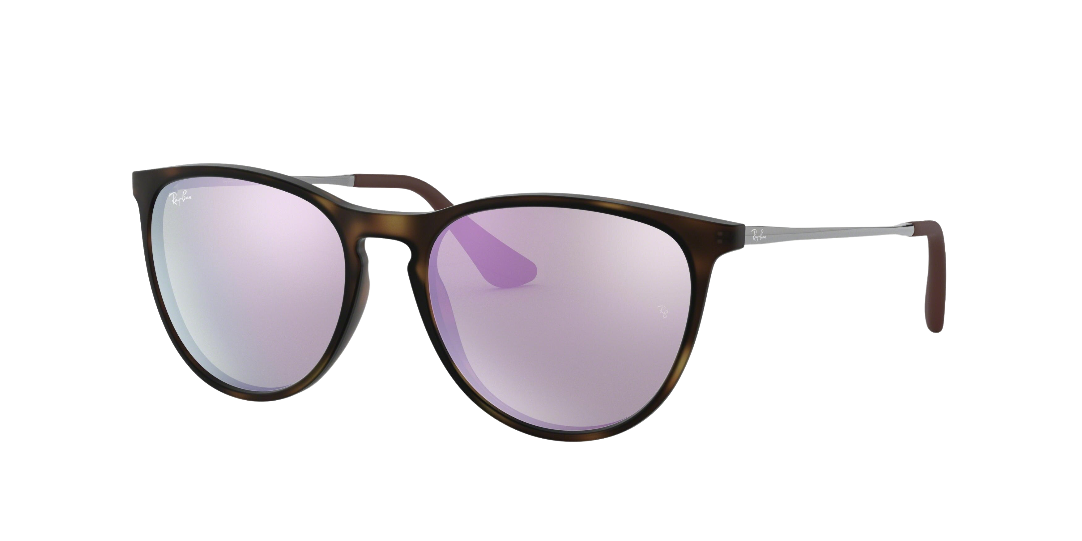 Ray-Ban RJ9060SF round sunglasses in Havana Rubber