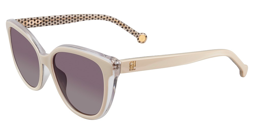 Carolina Herrera SHE694 cateye sunglasses in Ivory Shiny Crystal 0 Ar7