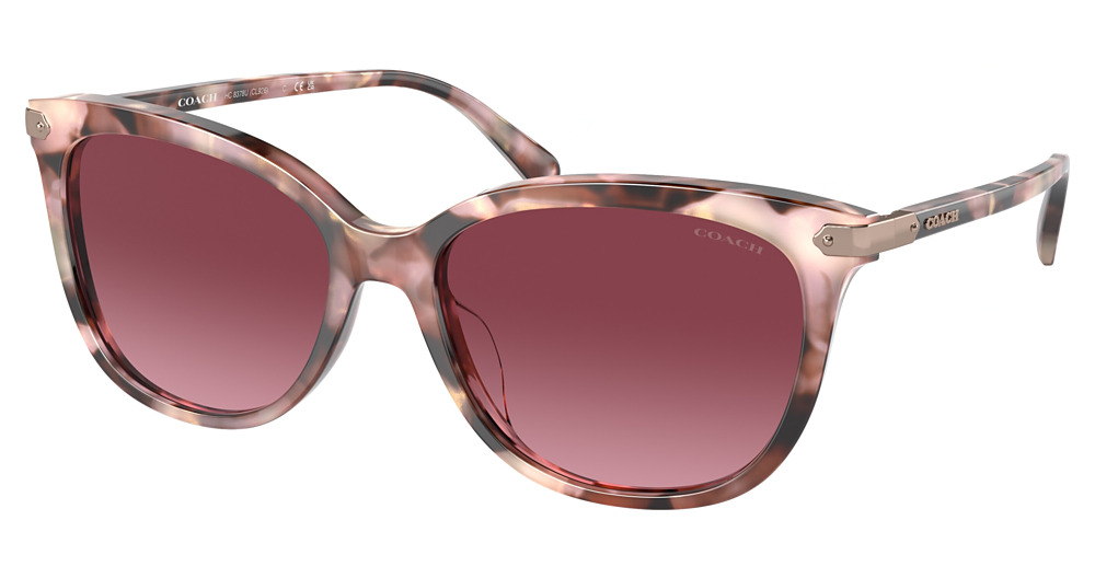 ROSE PEARL TORTOISE / BURGUNDY GRADIENT