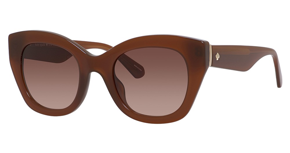 Kate Spade Jalena/S rectangle sunglasses in Yellow/Brown Gradient