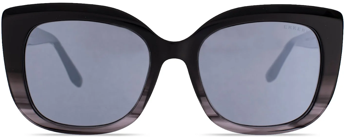 Black Gradient W/Grey Solid Lenses/Silver Flash Mirror