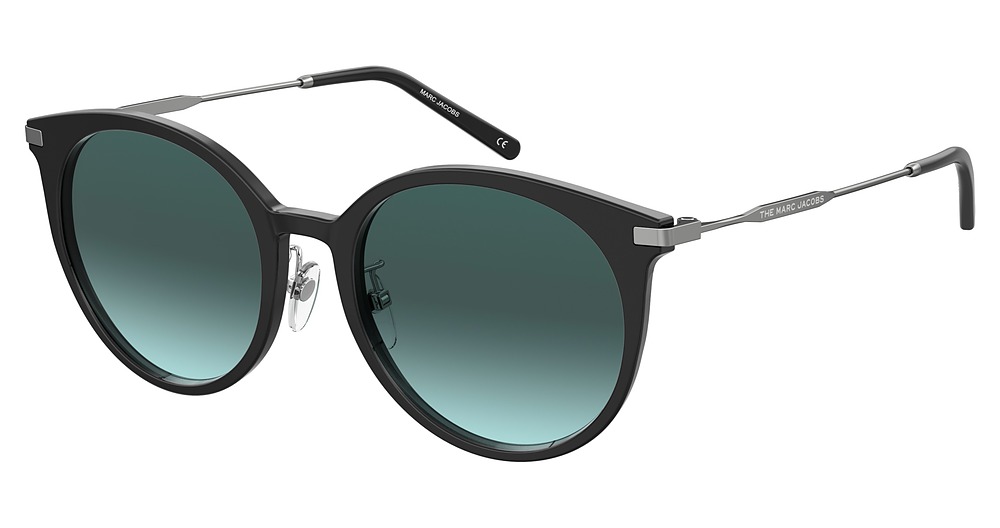 Marc Jacobs MARC 552/G/S round sunglasses in Black Ruth/Green Sh Aqua